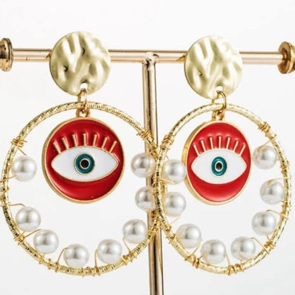Evil Eye Earrings